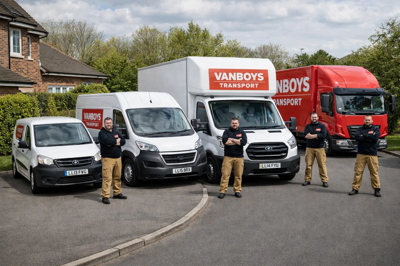 Man and Van Hire – Vanboys Transport fleet